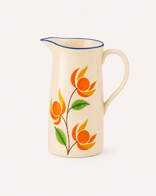 Aguaymanto Hand-Painted Ceramic Pitcher