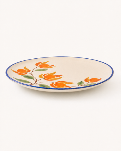Aguaymanto Hand-Painted Ceramic Dinner Plate